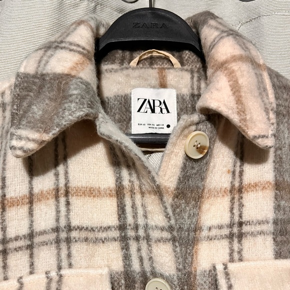 ZARA Plaid Jacket - Picture 7 of 7